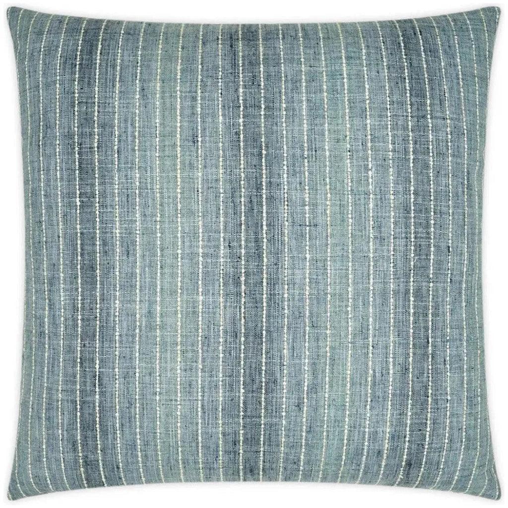 Brentwood Lakeland Stripes Blue Large Throw Pillow
