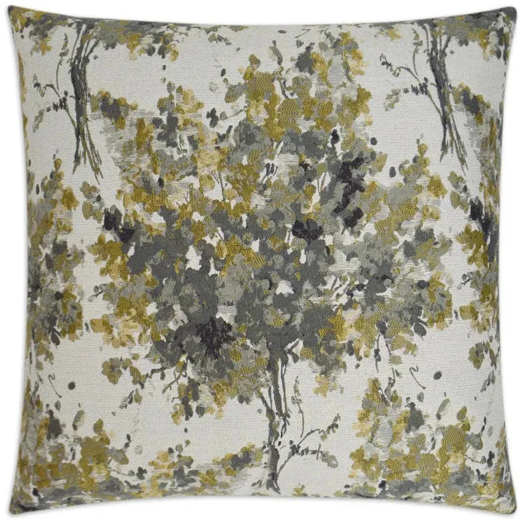 Brevard Barley Grey Throw Pillow With Insert
