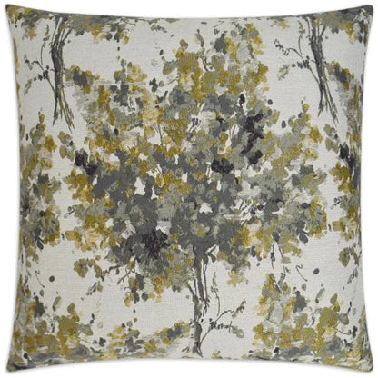 Brevard Barley Grey Throw Pillow With Insert