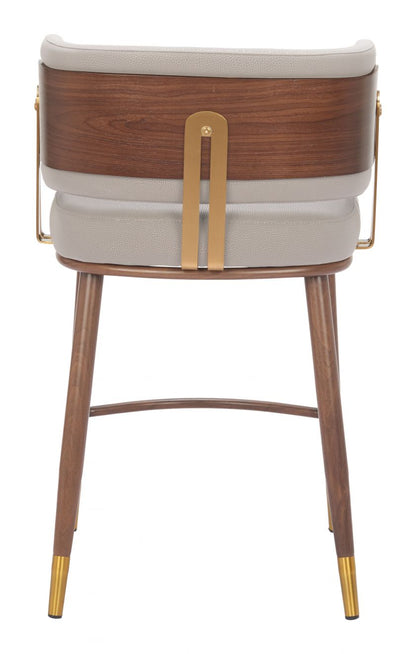 Brew Faux Leather Counter Stool