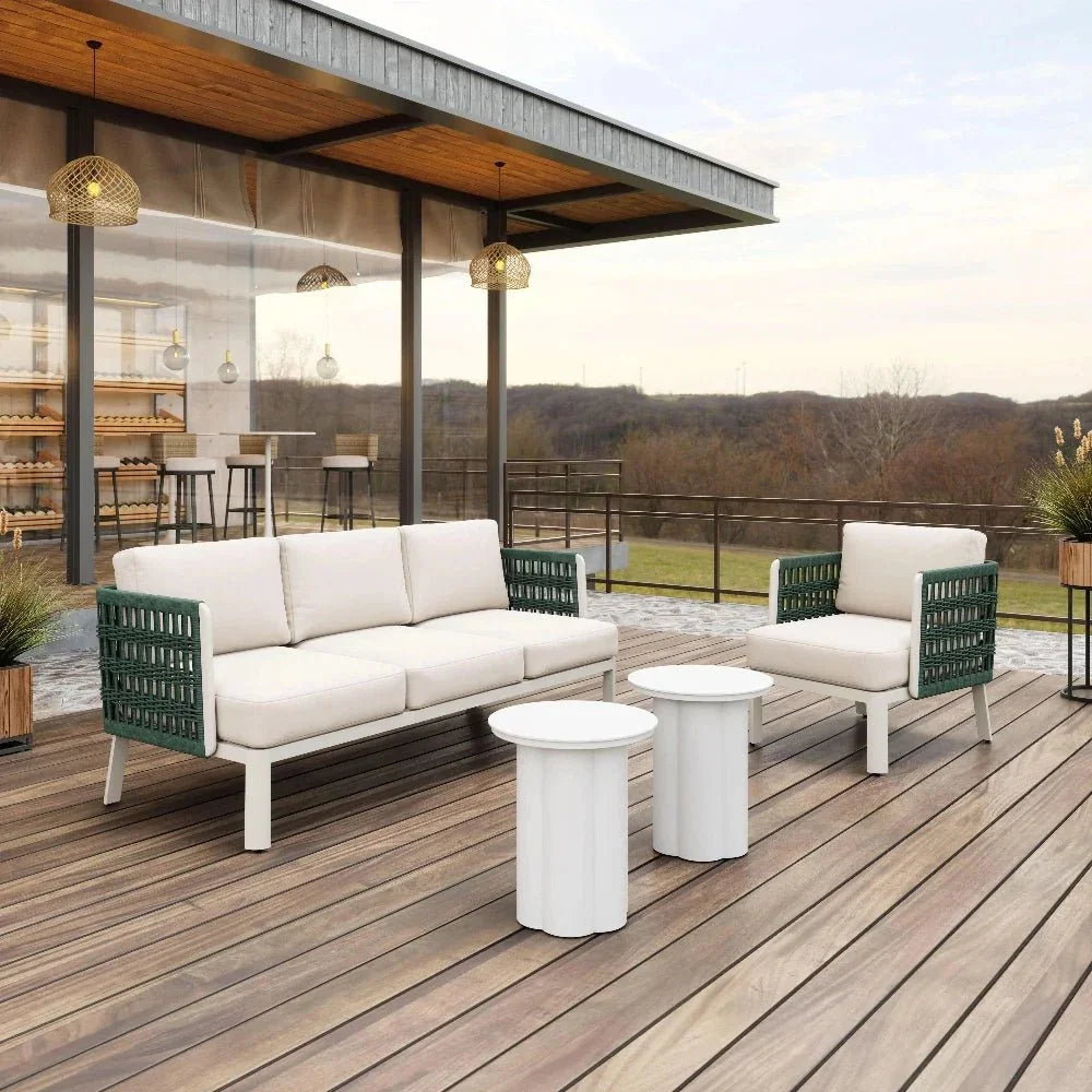 Bridgehampton Aluminum White Armchair