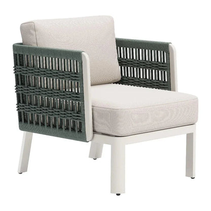 Bridgehampton Aluminum White Armchair