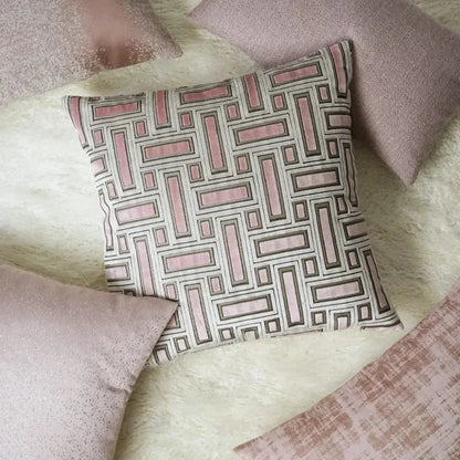 Brix Bella Geometric Blush Large Throw Pillow Insert