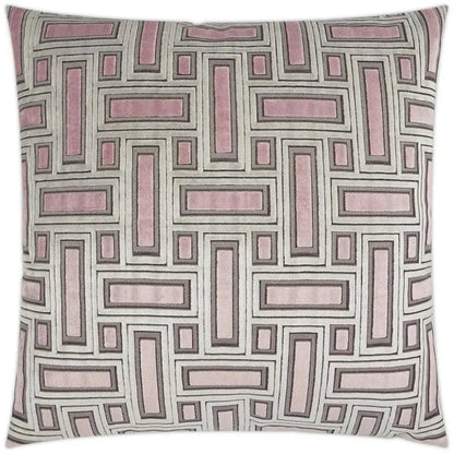 Brix Bella Geometric Blush Large Throw Pillow Insert