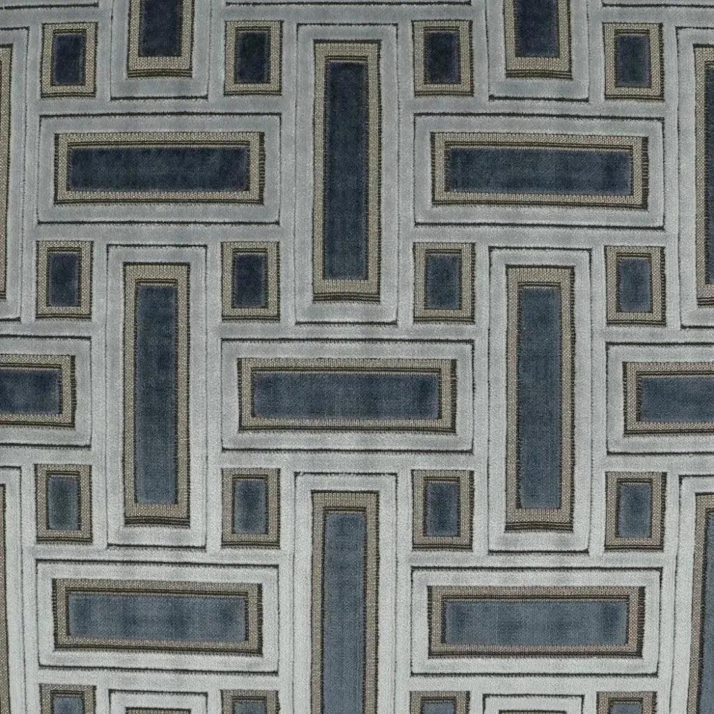 Brix Haze Transitional Blue Large Throw Pillow Insert