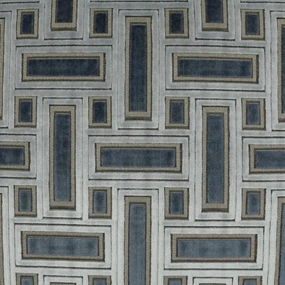 Brix Haze Transitional Blue Large Throw Pillow Insert