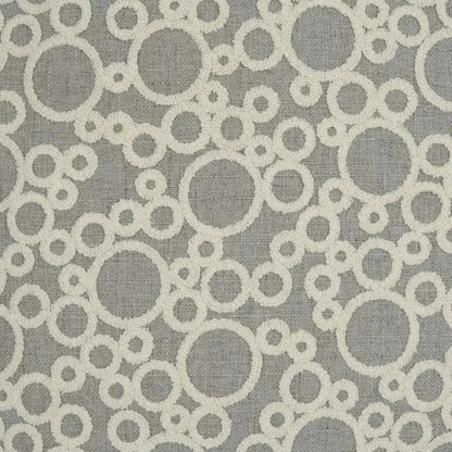 Bubbles Grey Throw Pillow With Insert