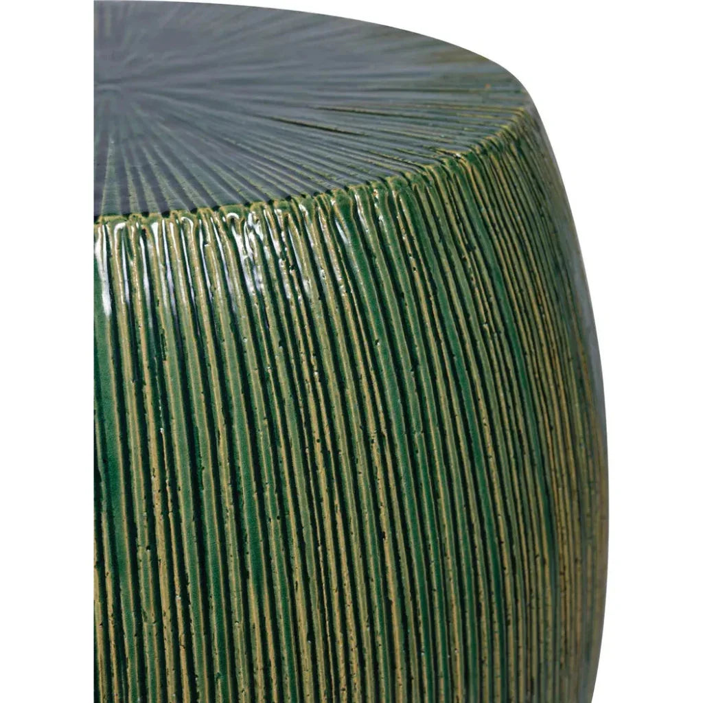 Bud Stool/Accent Table - Green Outdoor End Table