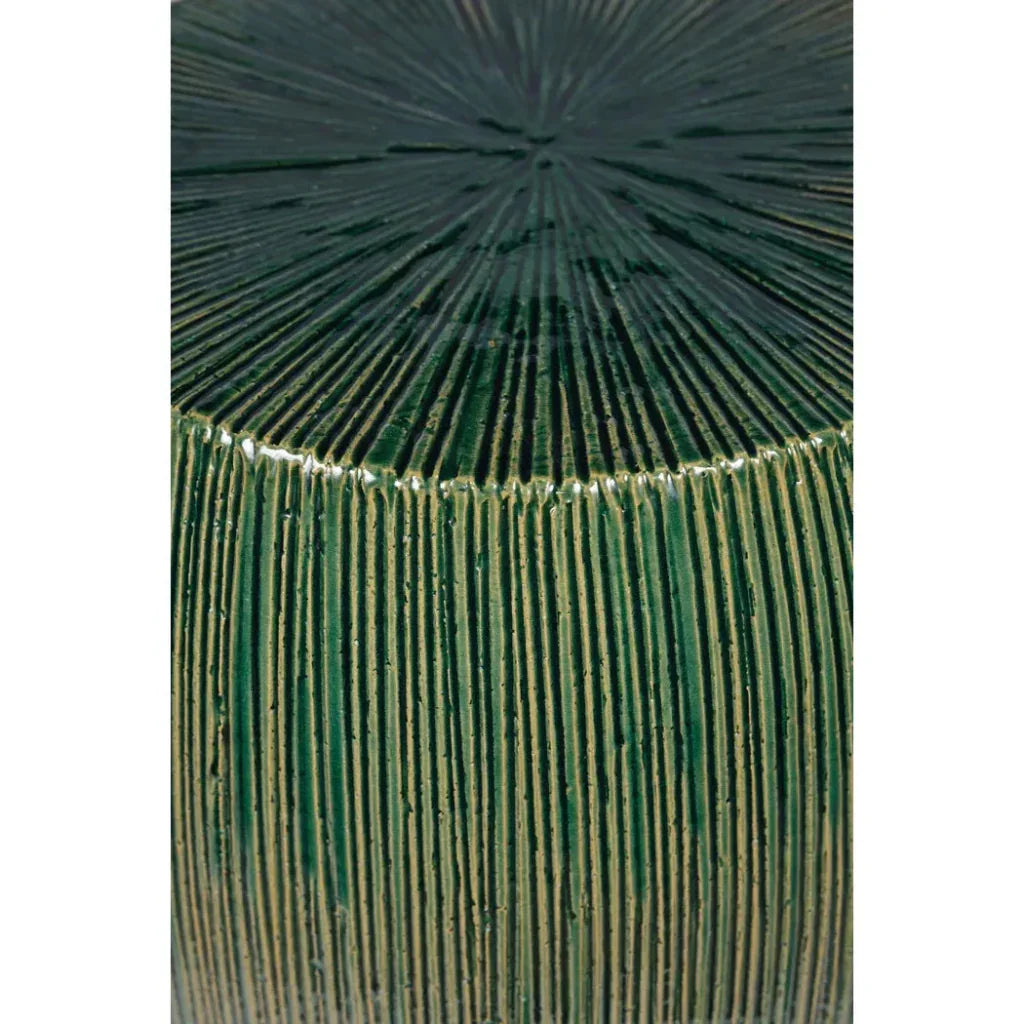 Bud Stool/Accent Table - Green Outdoor End Table