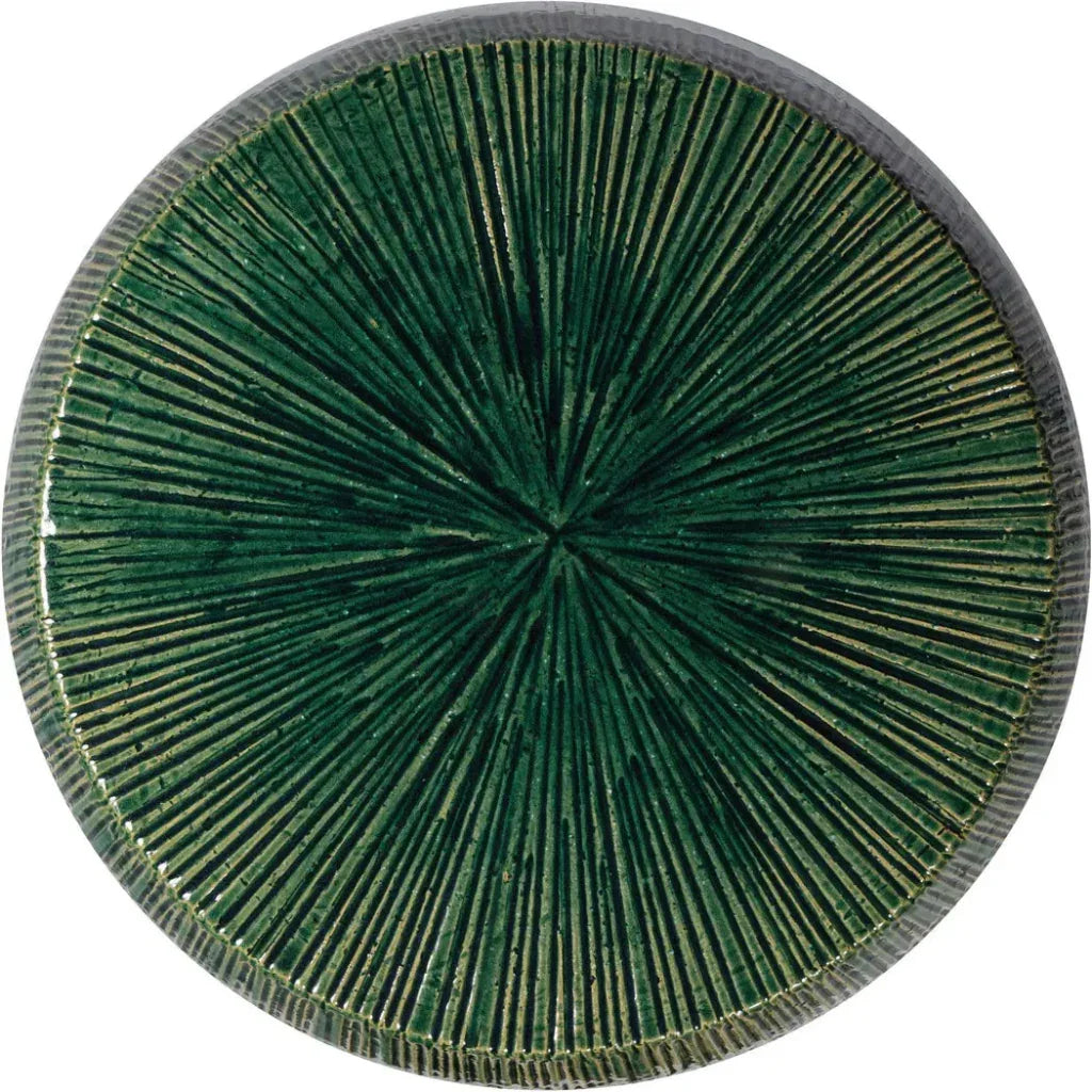 Bud Stool/Accent Table - Green Outdoor End Table