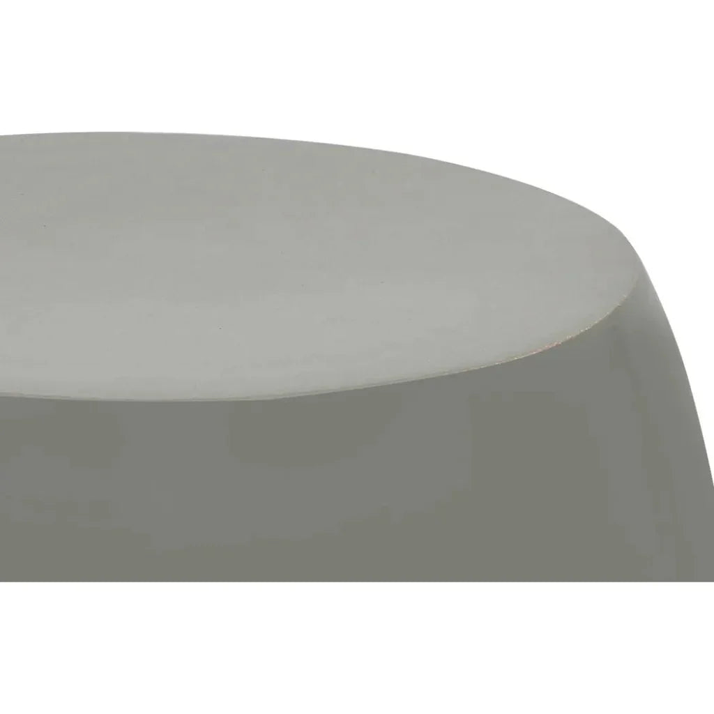 Bud Stool/Accent Table - Grey Outdoor End Table
