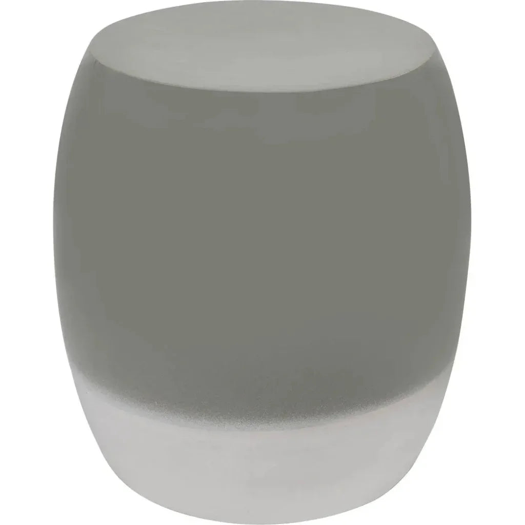 Bud Stool/Accent Table - Grey Outdoor End Table