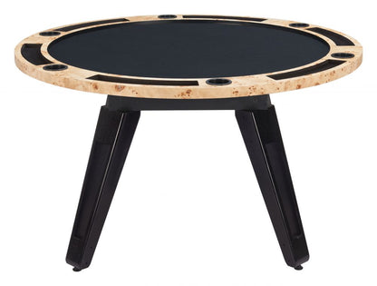 Burl 2 in 1 Wooden Dining Table