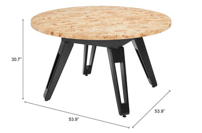 Burl 2 in 1 Wooden Dining Table