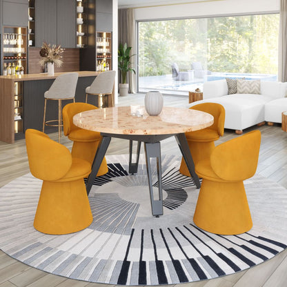 Burl 2 in 1 Wooden Dining Table