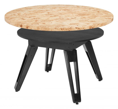 Burl 2 in 1 Wooden Dining Table
