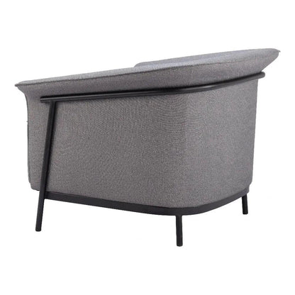 Burry Slate Gray Accent Arm Chair