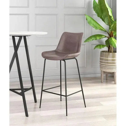 Byron Counter Chair Brown