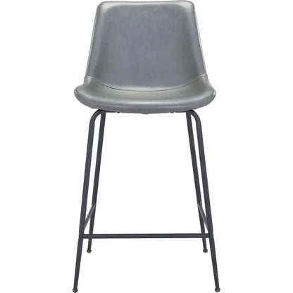Byron Counter Chair Gray