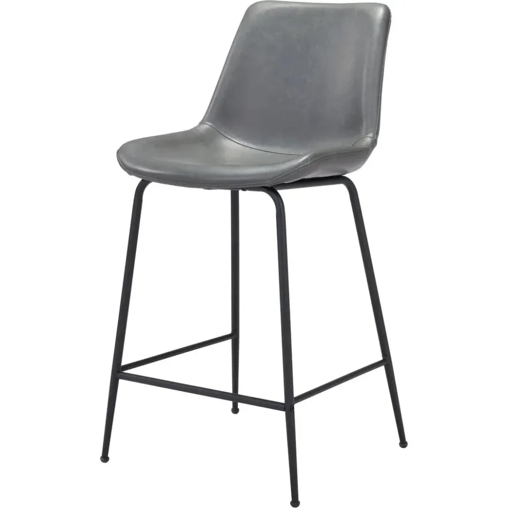 Byron Counter Chair Gray
