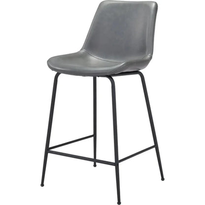 Byron Counter Chair Gray