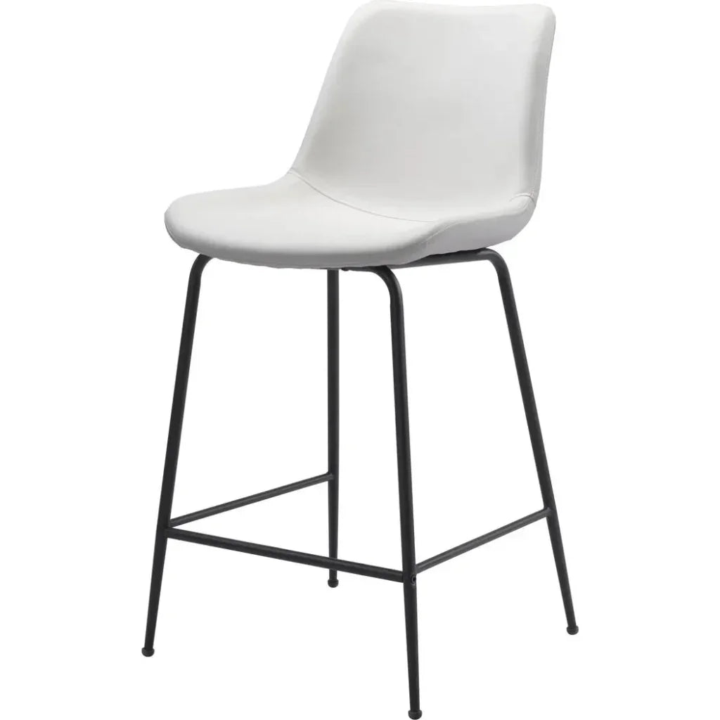 Byron Counter Chair White