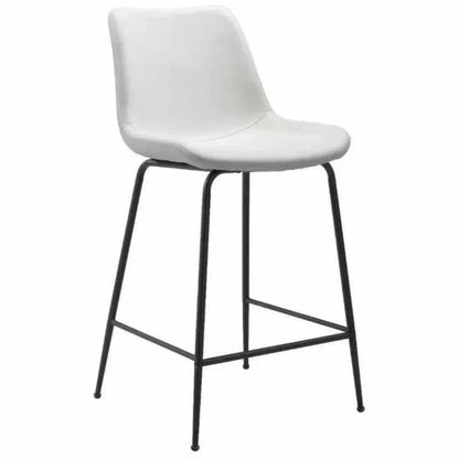 Byron Counter Chair White