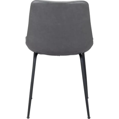 Byron Leather Armless Dining Chair 2PC
