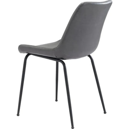 Byron Leather Armless Dining Chair 2PC