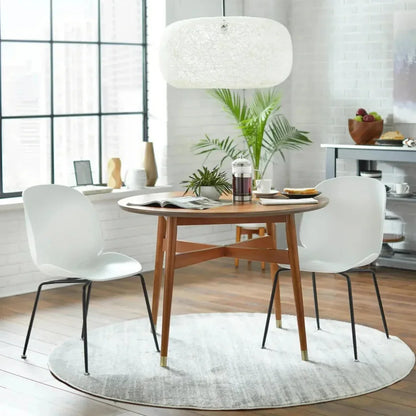 Byron Leather Armless Dining Chair 2PC