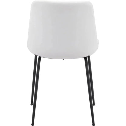 Byron Leather Armless Dining Chair 2PC