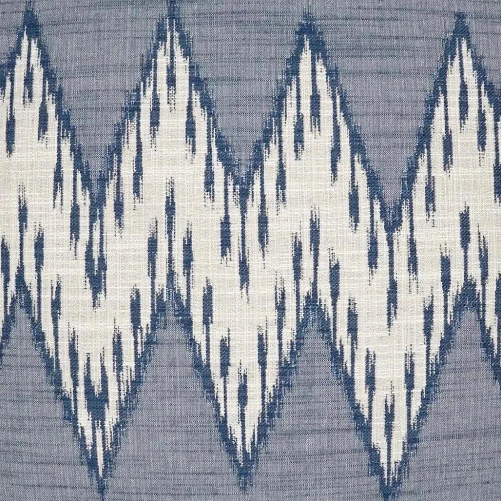 Caccini Indigo Chevron Blue Large Throw Pillow Insert