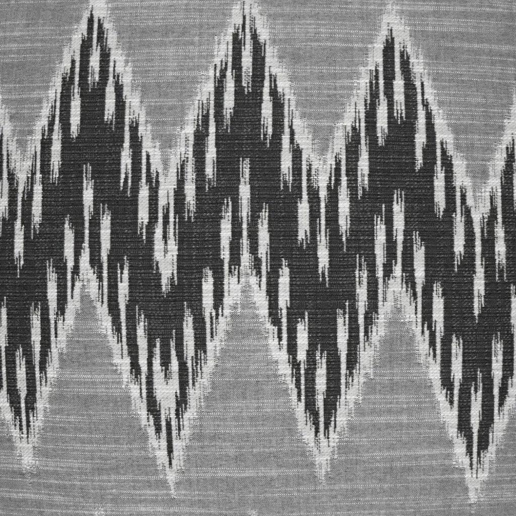 Caccini Tuxedo Chevron Black Large Throw Pillow Insert