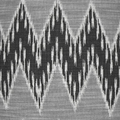 Caccini Tuxedo Chevron Black Large Throw Pillow Insert