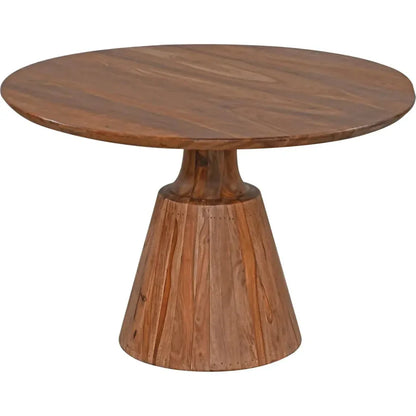 Caevan Natural Wood Round Dining Table