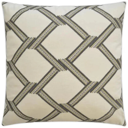 Cairo Graphite Brown Throw Pillow Insert