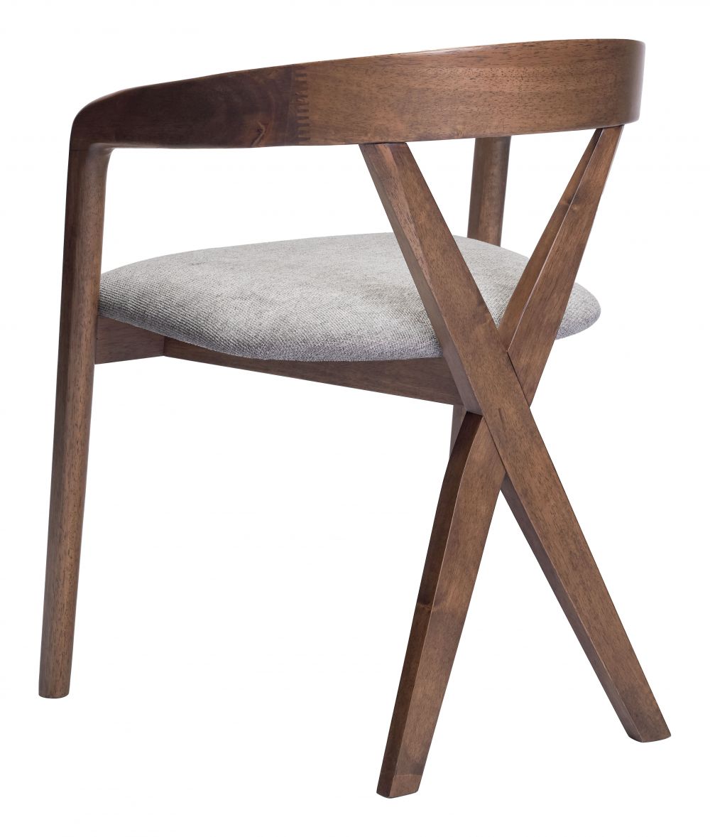 Cairo Grey Fabric Dining Chair