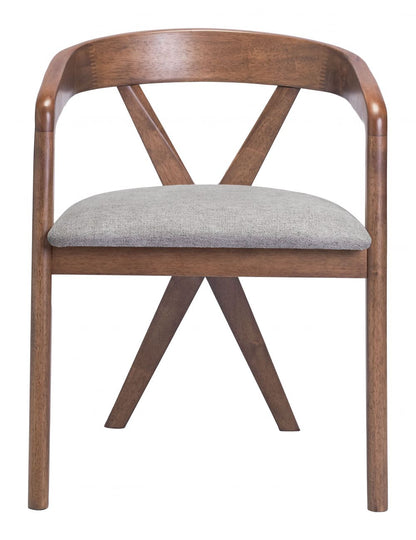 Cairo Grey Fabric Dining Chair