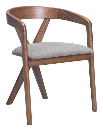 Cairo Grey Fabric Dining Chair