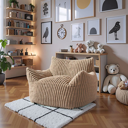 Calin Corduroy Fabric Armchair
