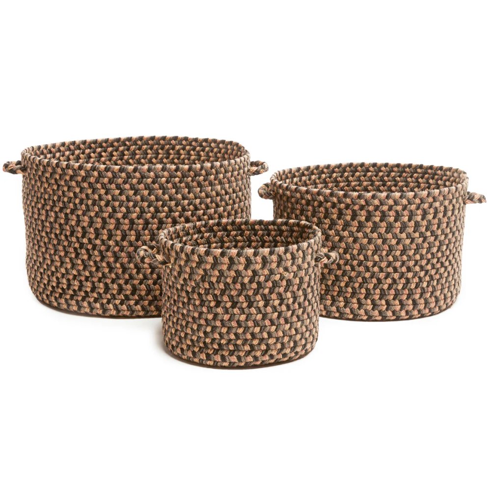 Camden Braided Handmade Outdoor Basket 3PC