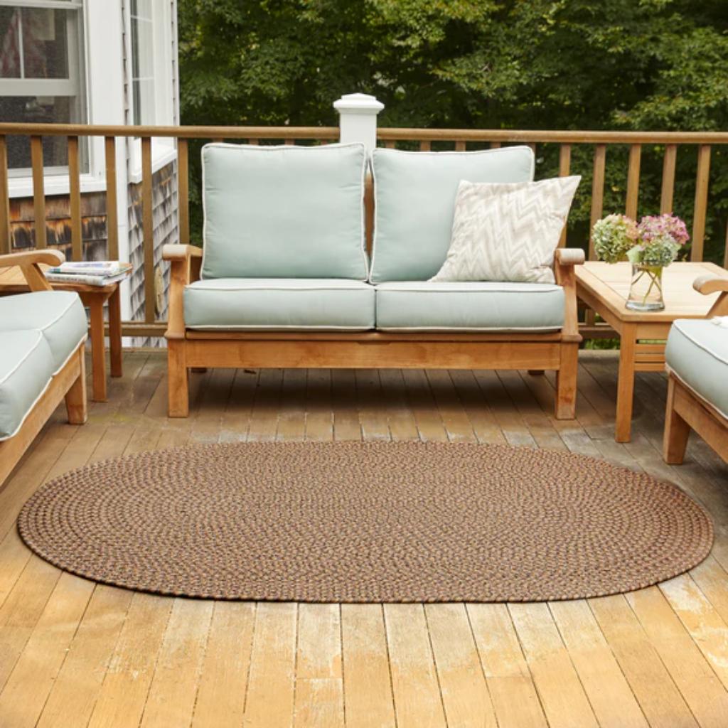 Camden Braided Oval Reversible Indoor-Outdoor Rugs