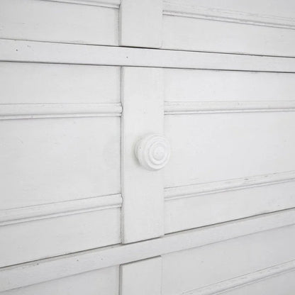 Cane Bay Five Drawer White Chest