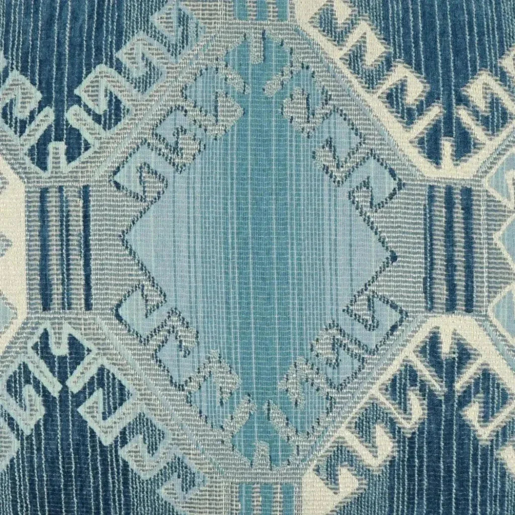 Cankiri Sapphire Blue Throw Pillow Insert
