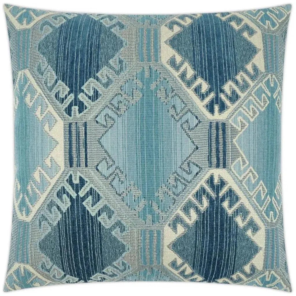 Cankiri Sapphire Blue Throw Pillow Insert