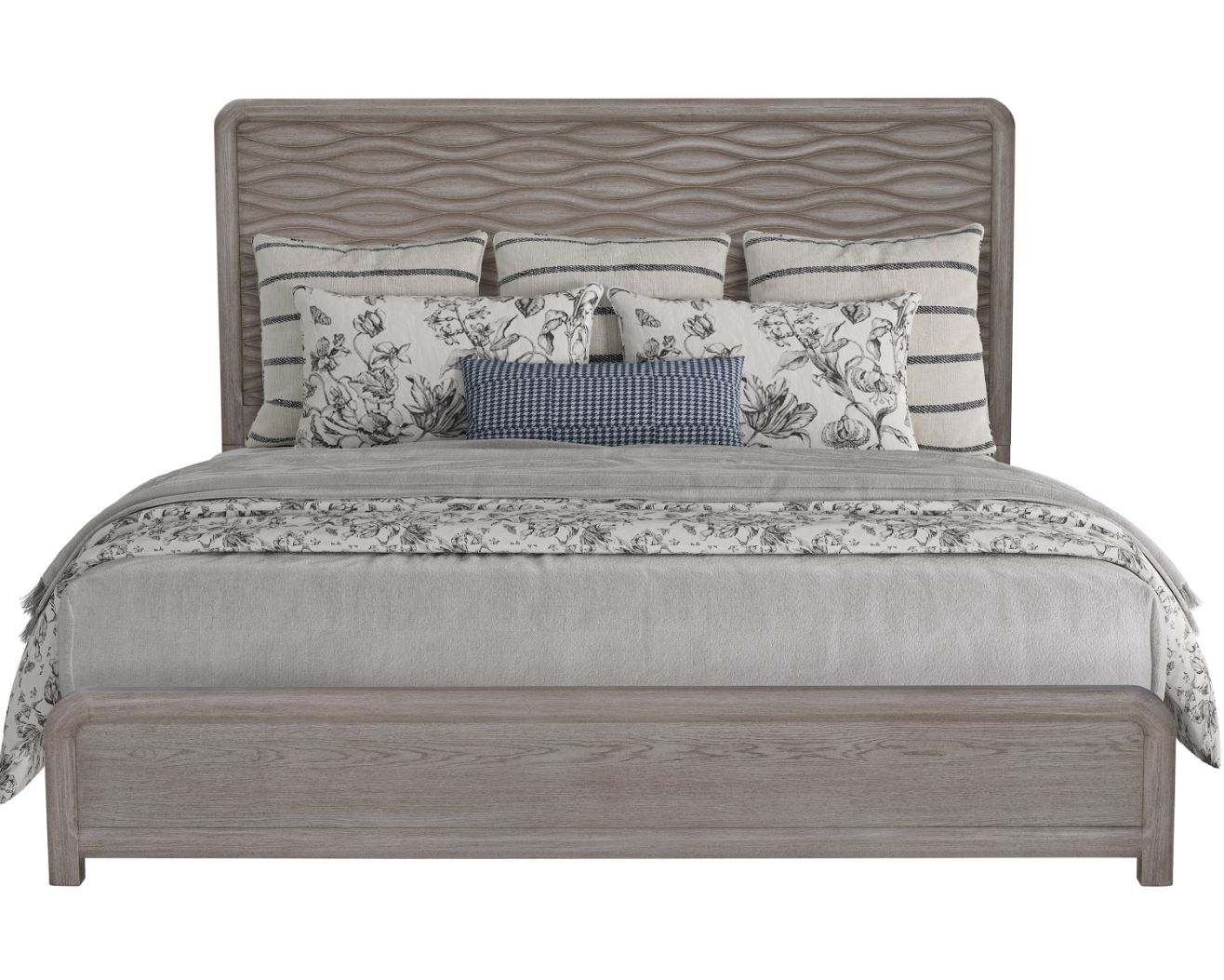 Cape Wave Panel Wood Bed