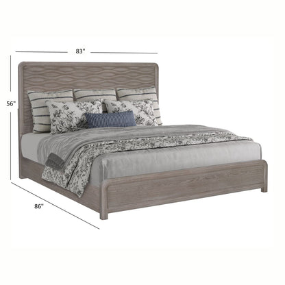 Cape Wave Panel Wood Bed