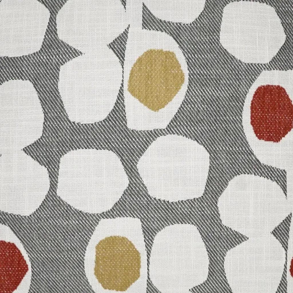Caprioni Abstract Red Yellow Large Throw Pillow