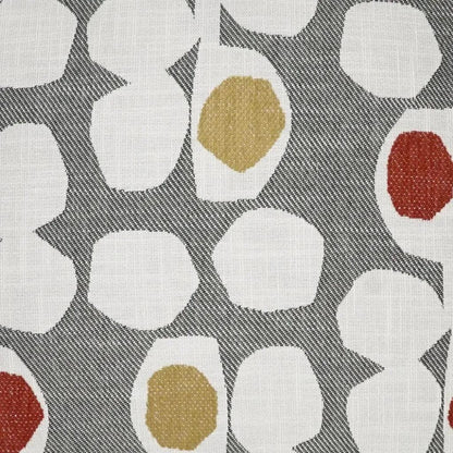 Caprioni Abstract Red Yellow Large Throw Pillow