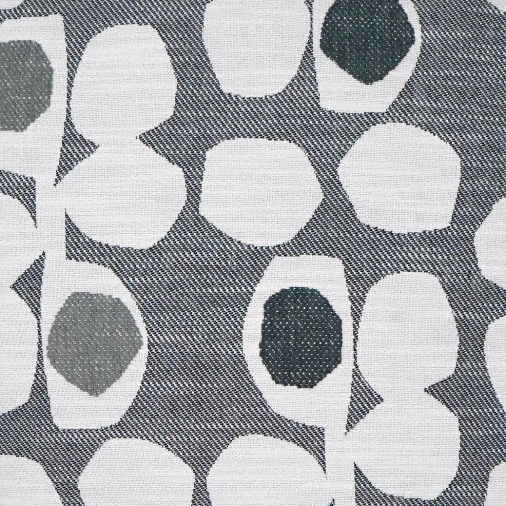 Caprioni Tuxedo Abstract Grey Large Throw Pillow Insert
